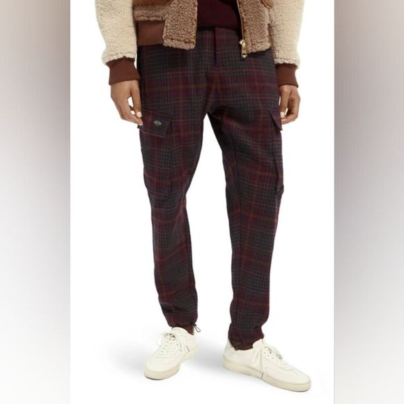 Scotch & Soda Other - Scotch and Soda Plaid Cargo Pants Size W29/L32